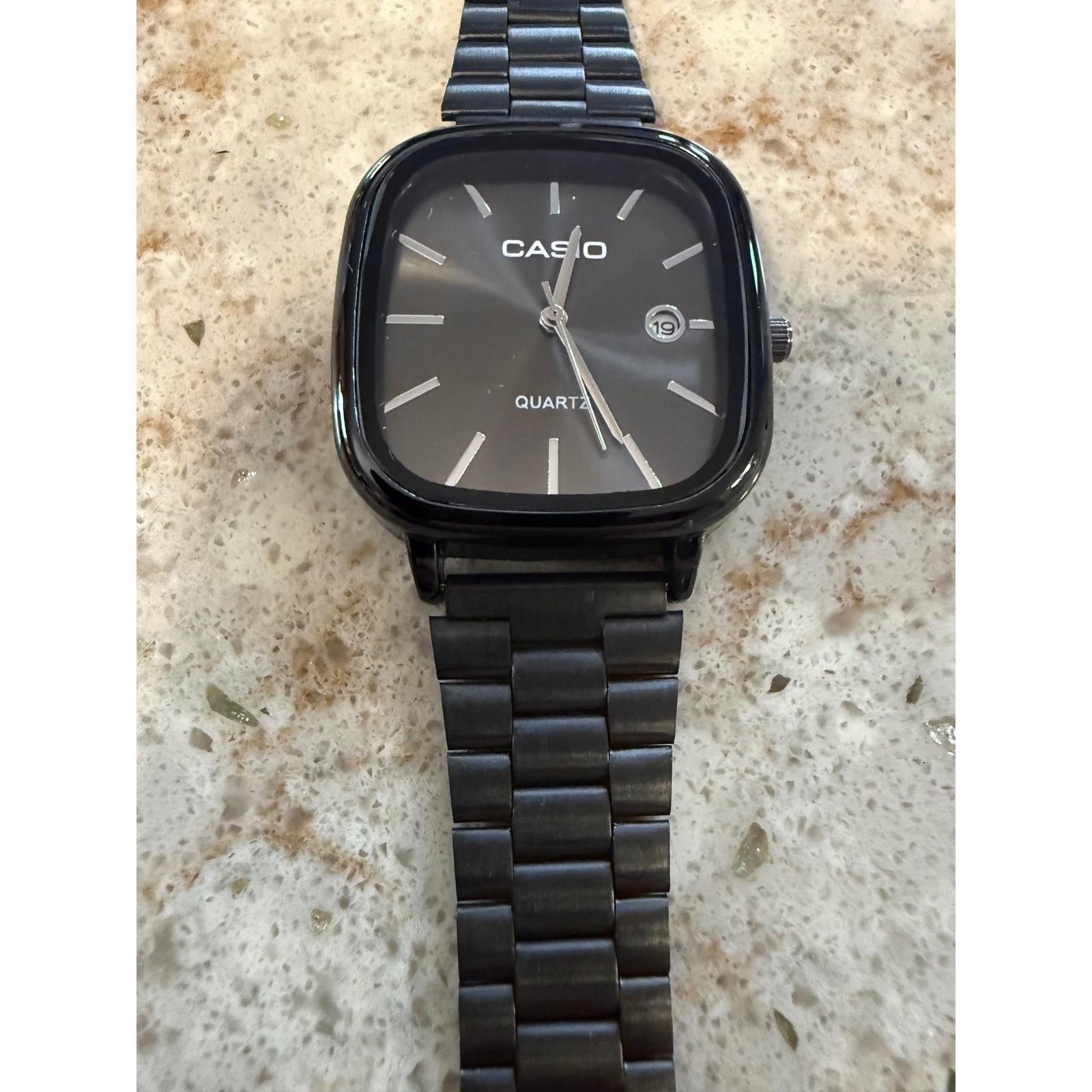 Casio Old Money Classic Quartz Watch Black Stainless Steel A168 3298 Boxed
