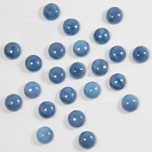 Natural Blue Opal Round Cabochon 5mm To 20mm Loose Gemstone