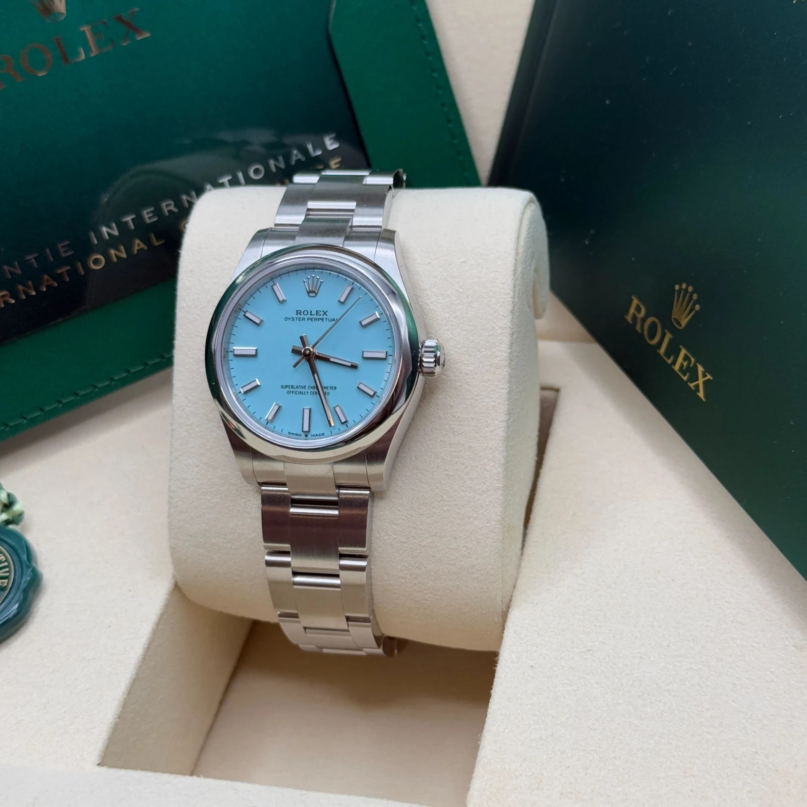 New 2026 Rolex Oyster Perpetual 31mm – Turquoise Dial – Reference 277200