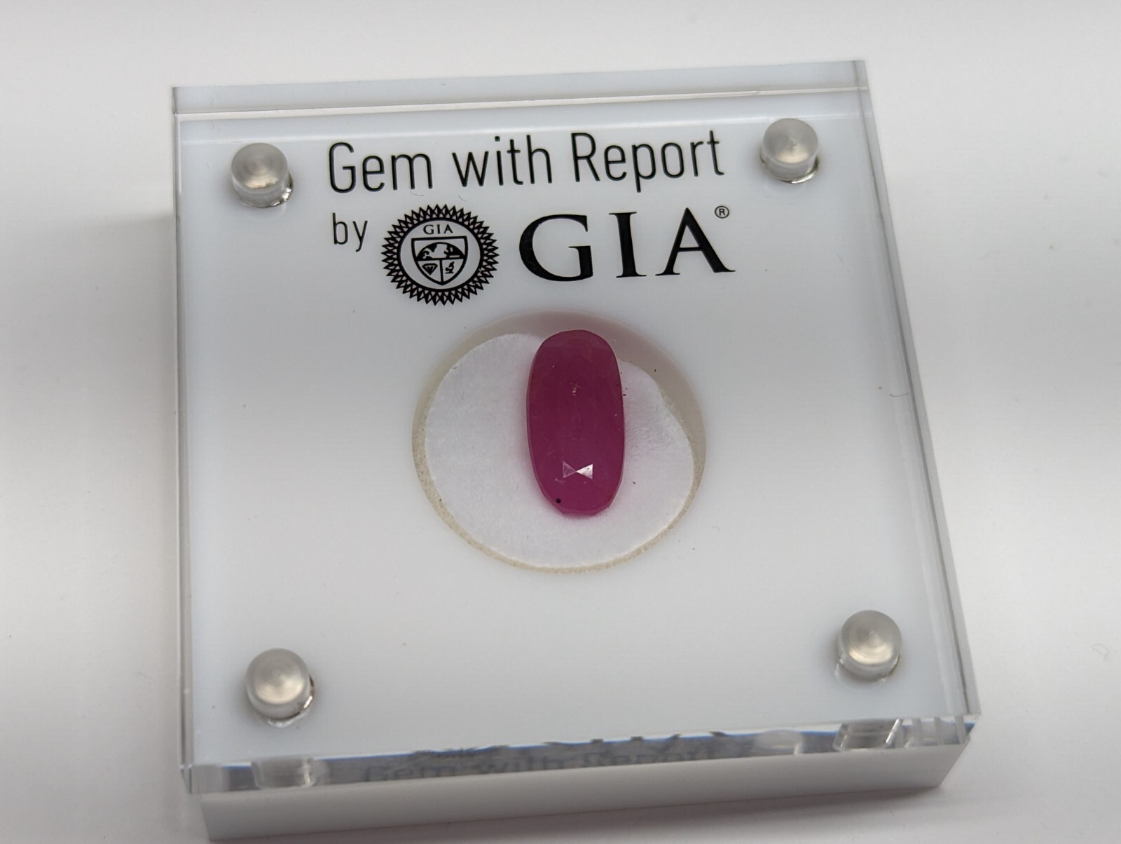 ## GIA Certified ## 5.46 ct Ruby | Untreated | Natural & Genuine!
