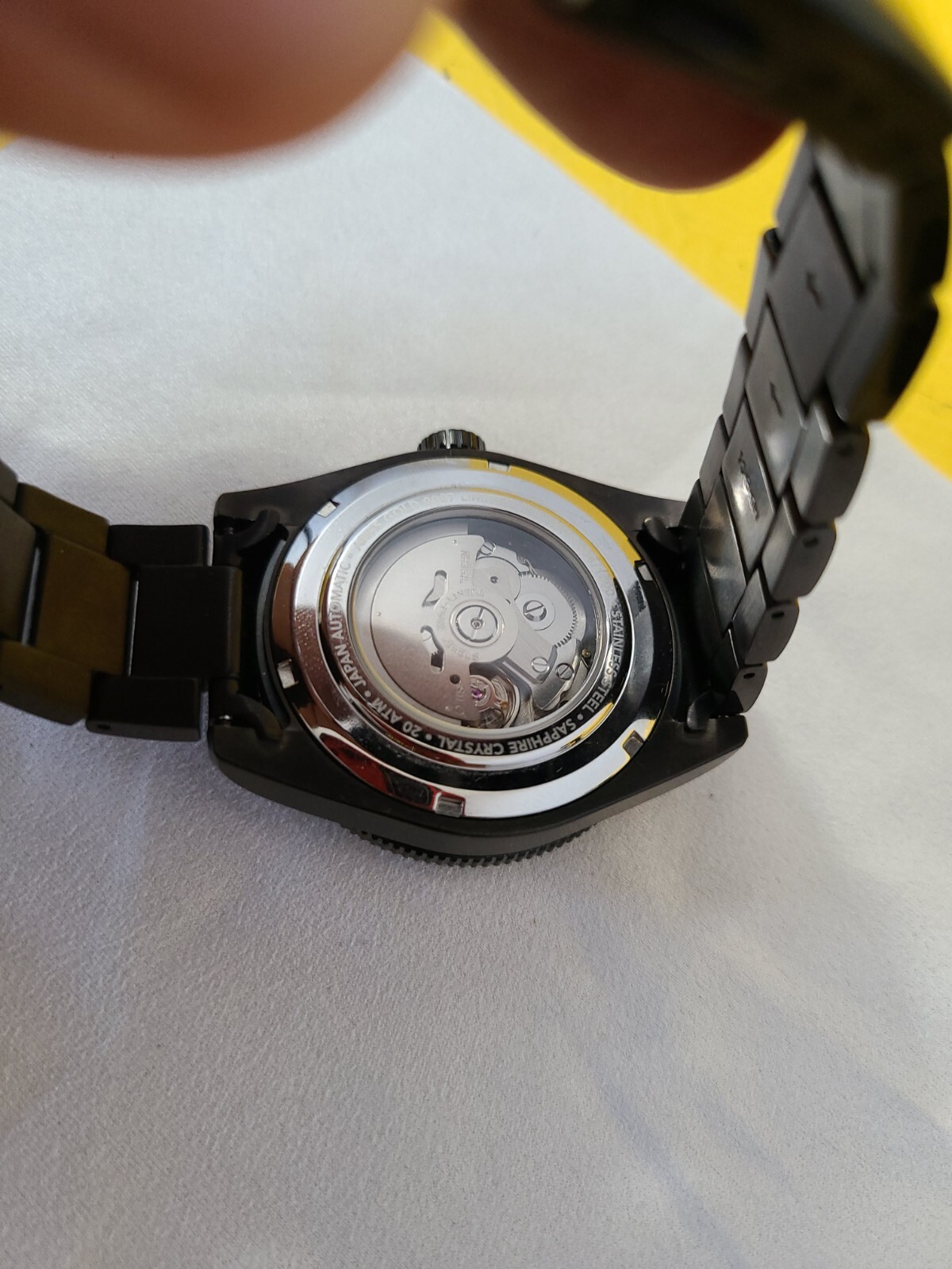 ARIES GOLD BLACK SEA G 9027 BK-GNRG MEN’S WATCH