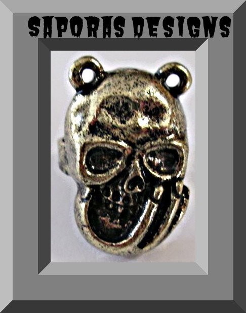 Antique Design Demon / Monster Theme Ring Size 5 & Adjustable To Fit Unisex