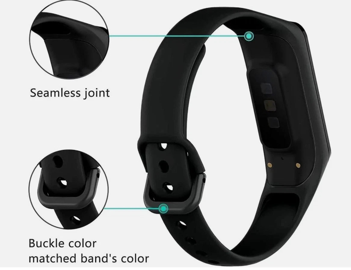 6 Pack Replacement Bands Compatible with Samsung Galaxy Fit 2 SM-R220 for