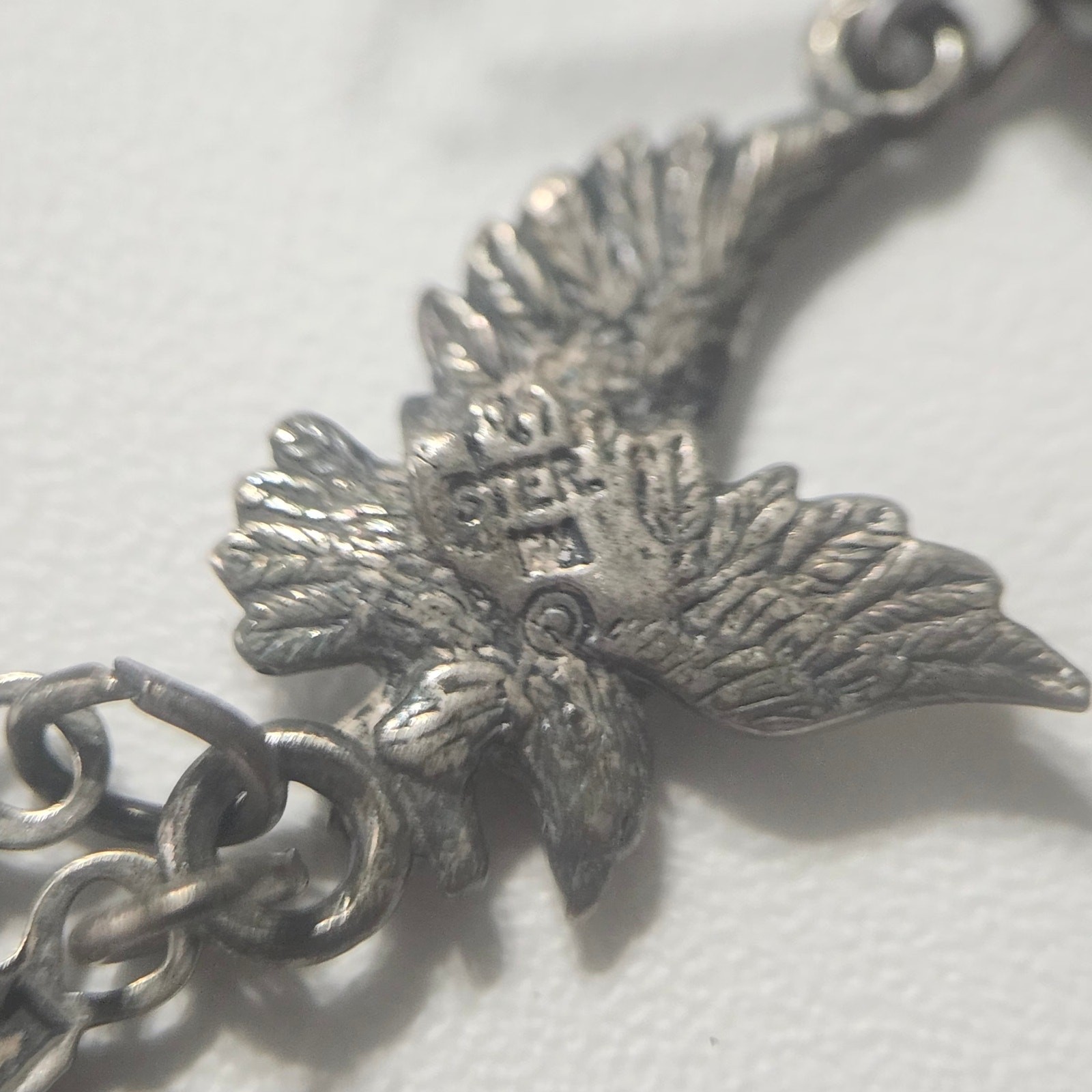 Sterling Silver Eagle Feather Dangle Earrings Bird Western Hook Pierced 5.59g