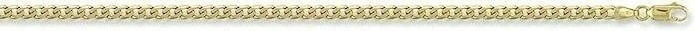 9ct Yellow Gold Curb Chain Necklace/Bracelet 7″ 8″ 16″ 18″ 20″ 6.2mm wide
