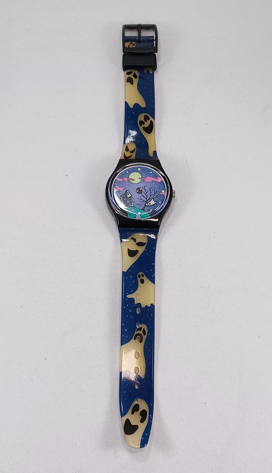 Swatch “Geisterstund” GB192 Haunted House Ghost Stories Halloween Release 1999
