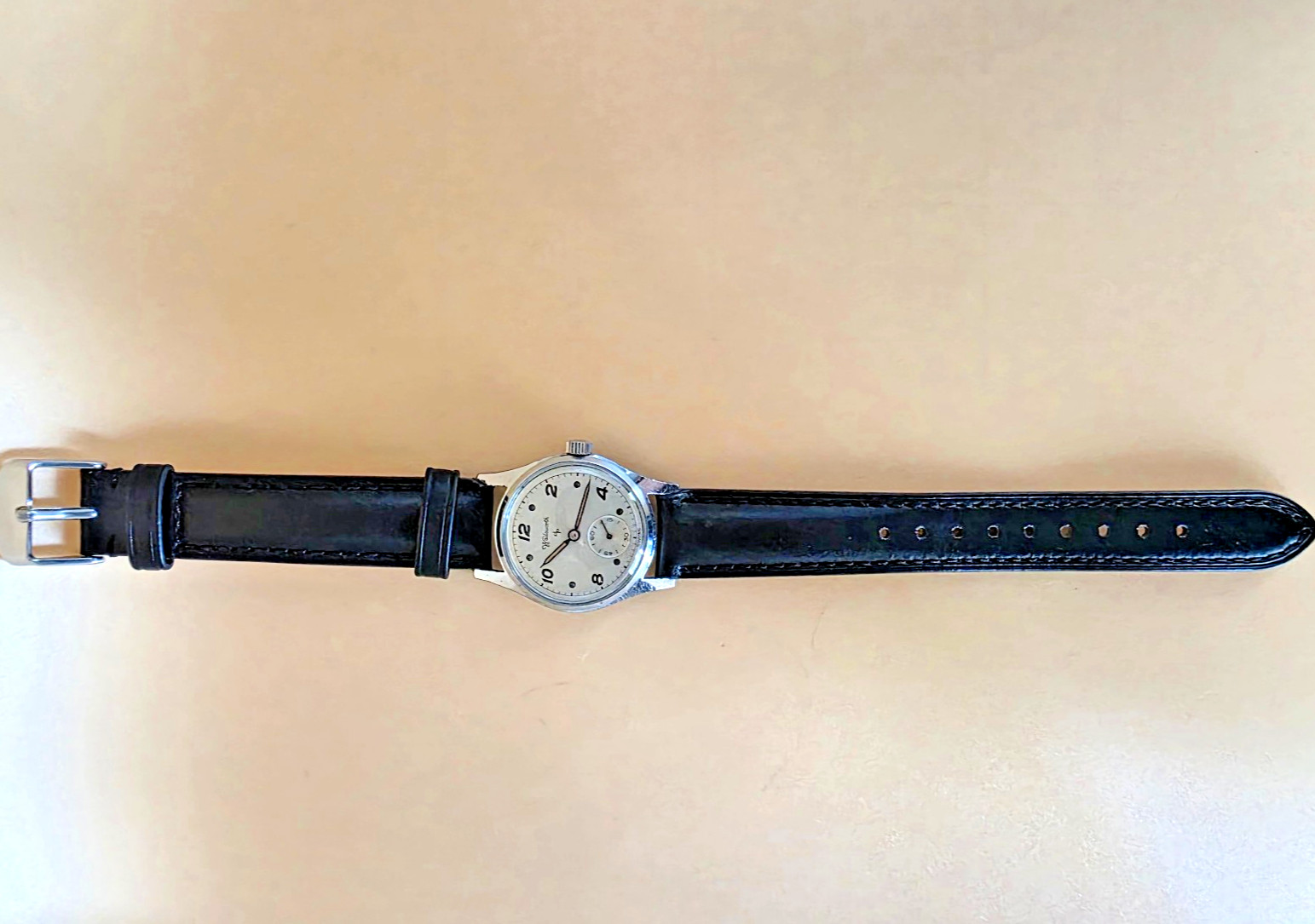 VTG Rare WADSWORTH 3072 Manual Wind Swiss Watch 31mm Serviced Men’s