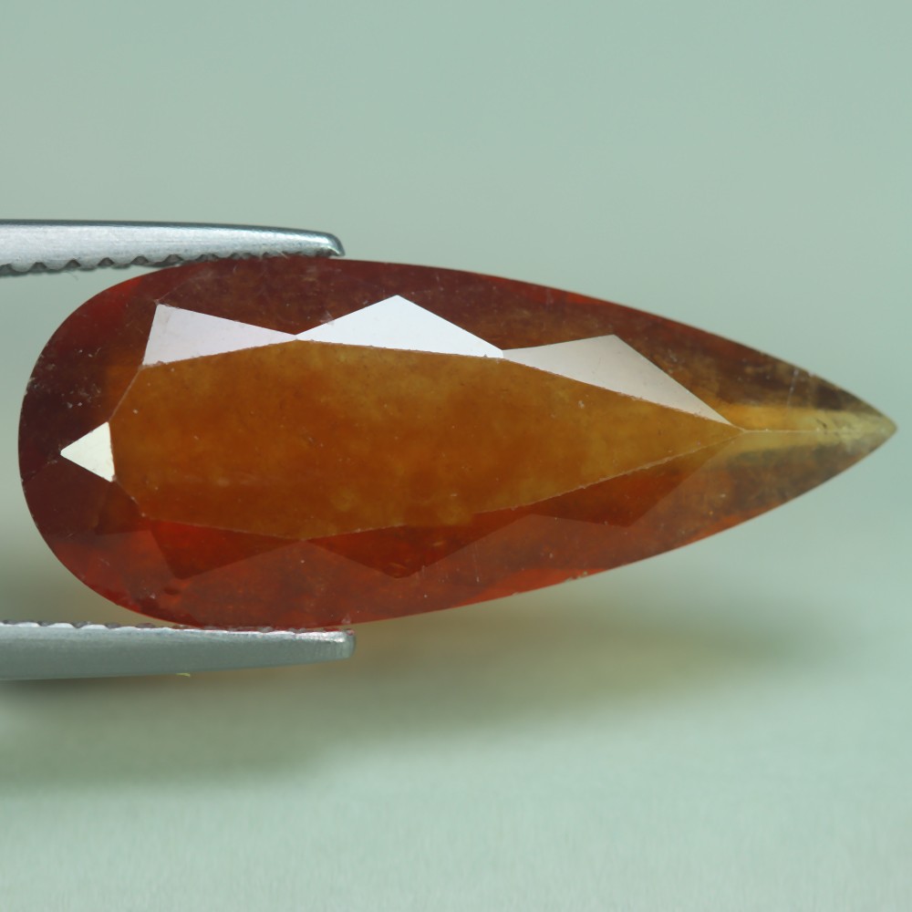6.36 Cts_Loose Gemstone_100 % Natural Unheated Reddish Orange Hessonite Garnet