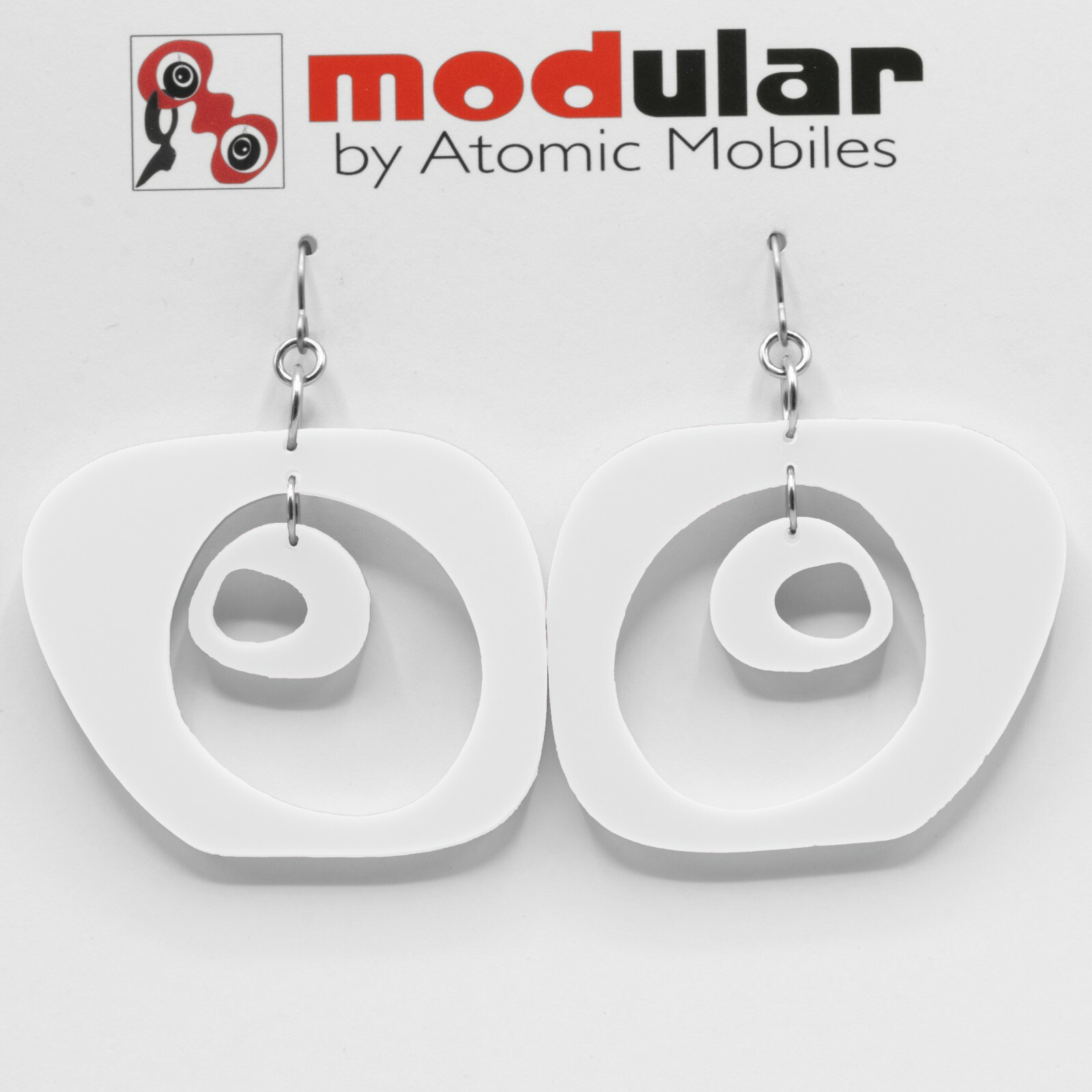 PARIS Statement Earrings – MOD Retro Mid Century Modern Style Gift For Her