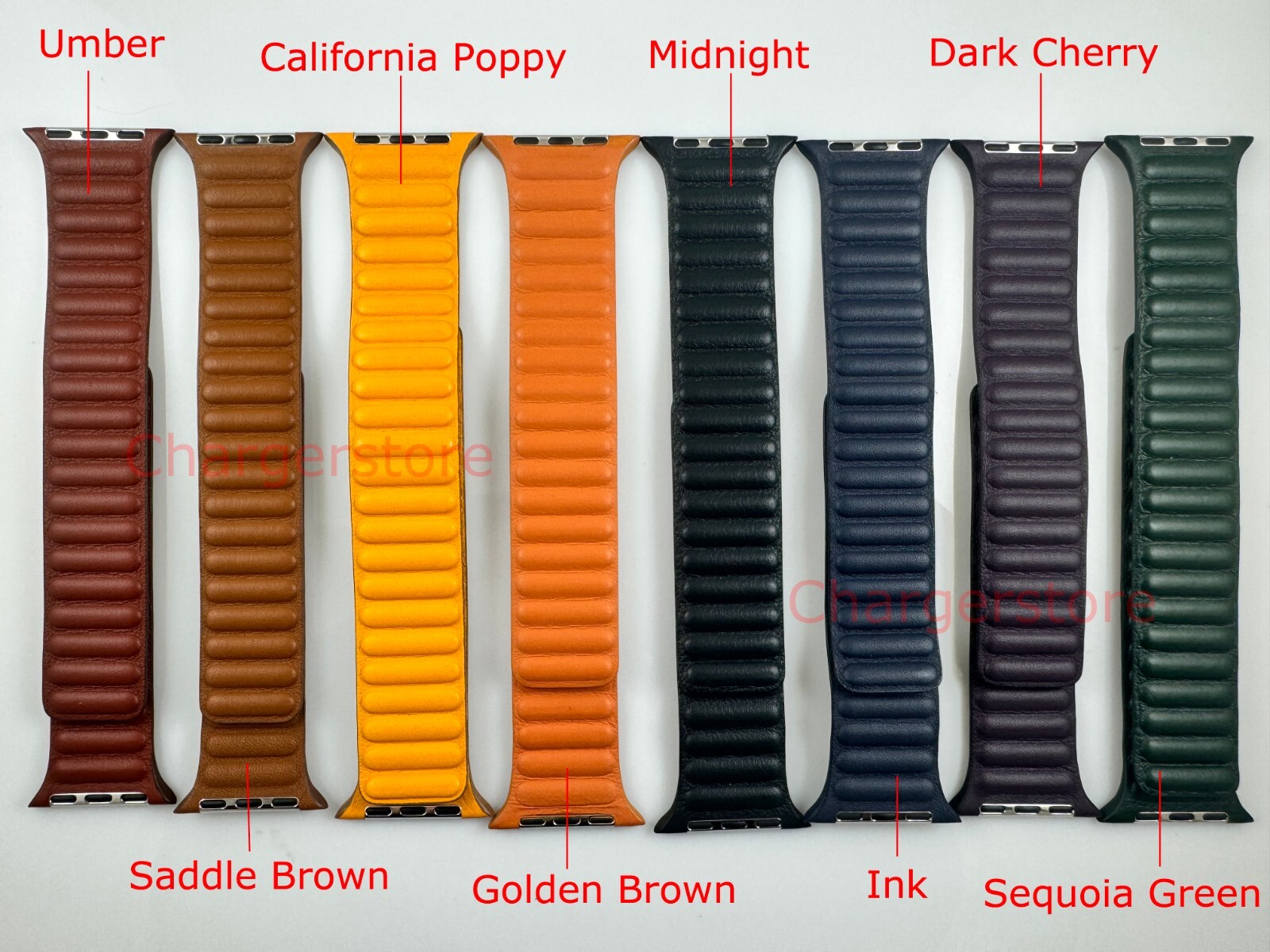 Original Genuine Apple Watch Leather Link 38mm 40MM 41MM S10 42MM Umber Band SM