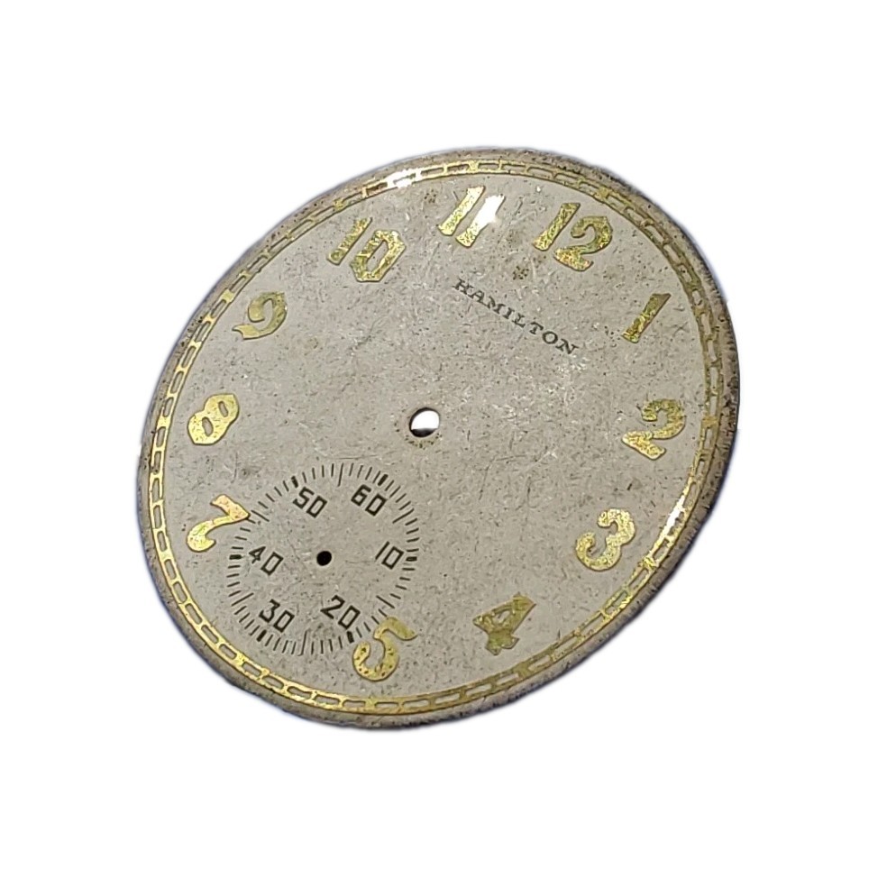 Hamilton 36.3mm Metal Pocket Watch Dial Only 2043