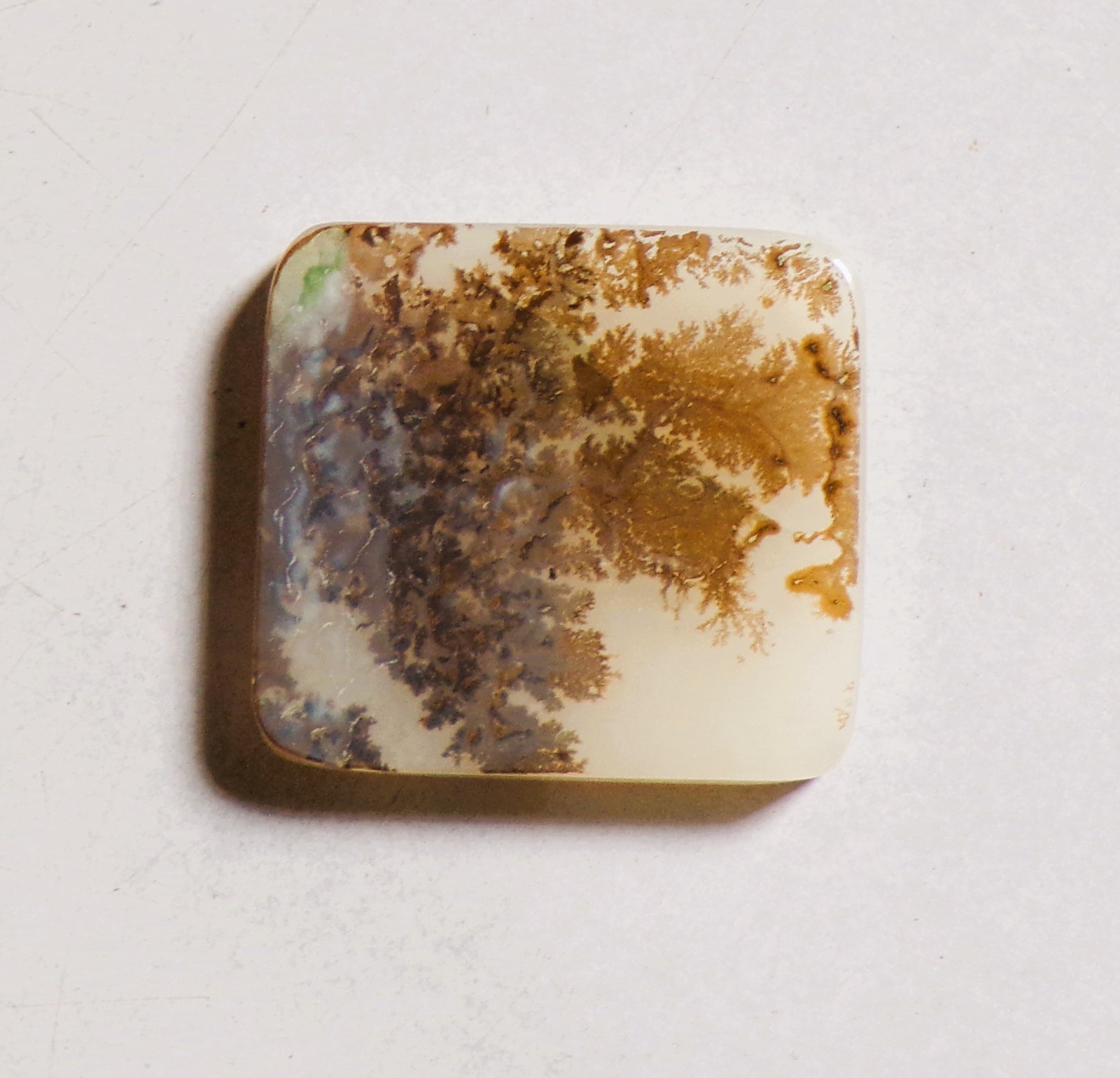 13.90 Cts Natural Shazar Dendritic Agate Cabochon Loose Gemstone 20X18X3MM 169