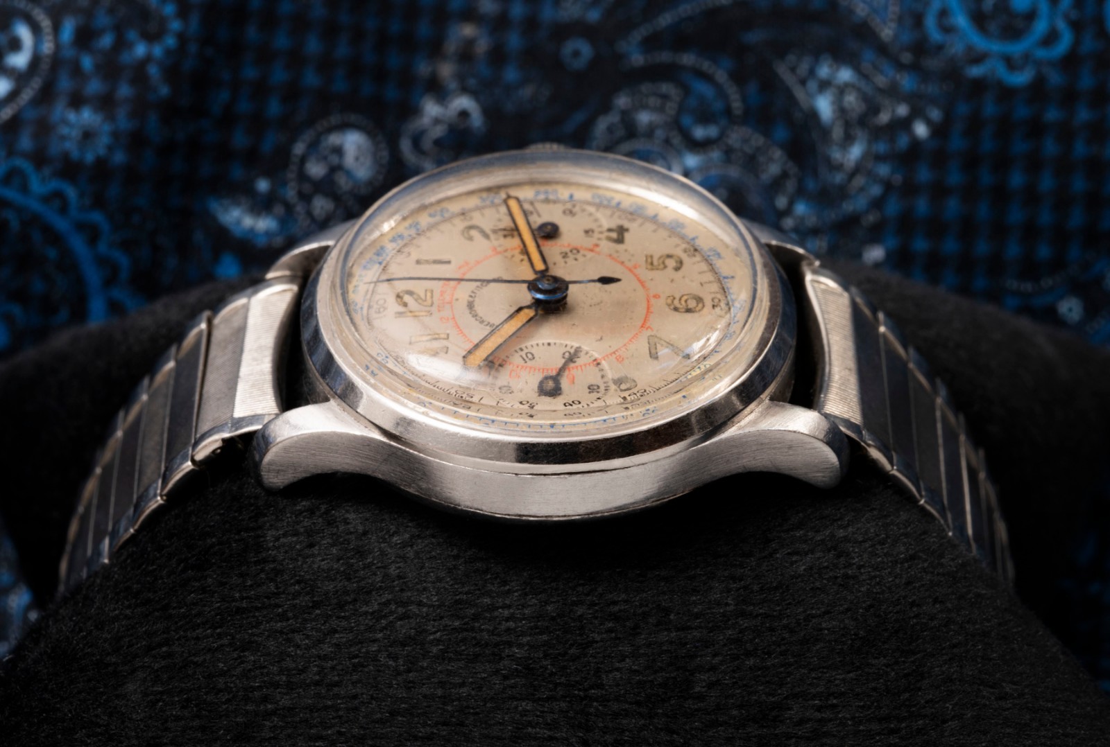 Abercrombie & Fitch Heuer Chronograph Watch – Valjoux 23 – Telemeter – 1940s