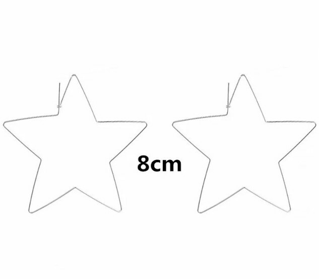 New Fashion Personality Exaggerated Tide Female Earrings Love Big Star Beauty