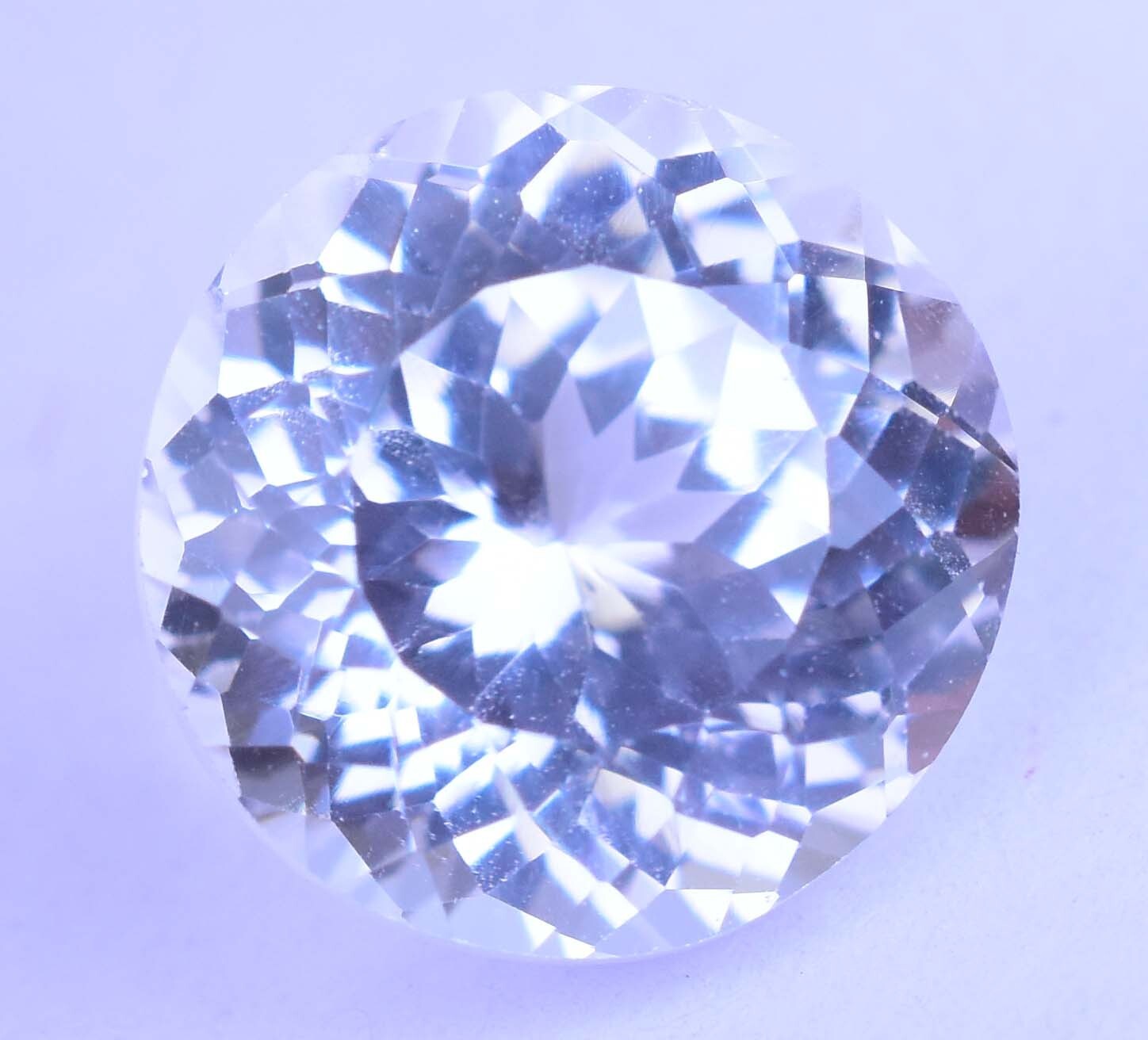 Natural 8.20 Ct White Montana Sapphire Round Cut Certified Rare Loose Gemstone