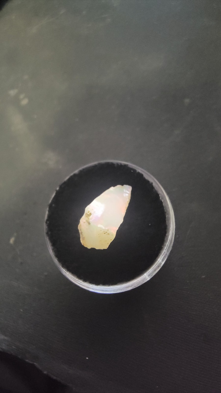 Natural Welo Ethiopian Opal 3.6ct Raw Gem Real AA+ Pink Green Red Rolling Flash