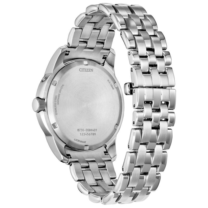 Citizen Calendrier Salmon Sapphire Dial Day Date Month Men’s Watch BU0080-52X