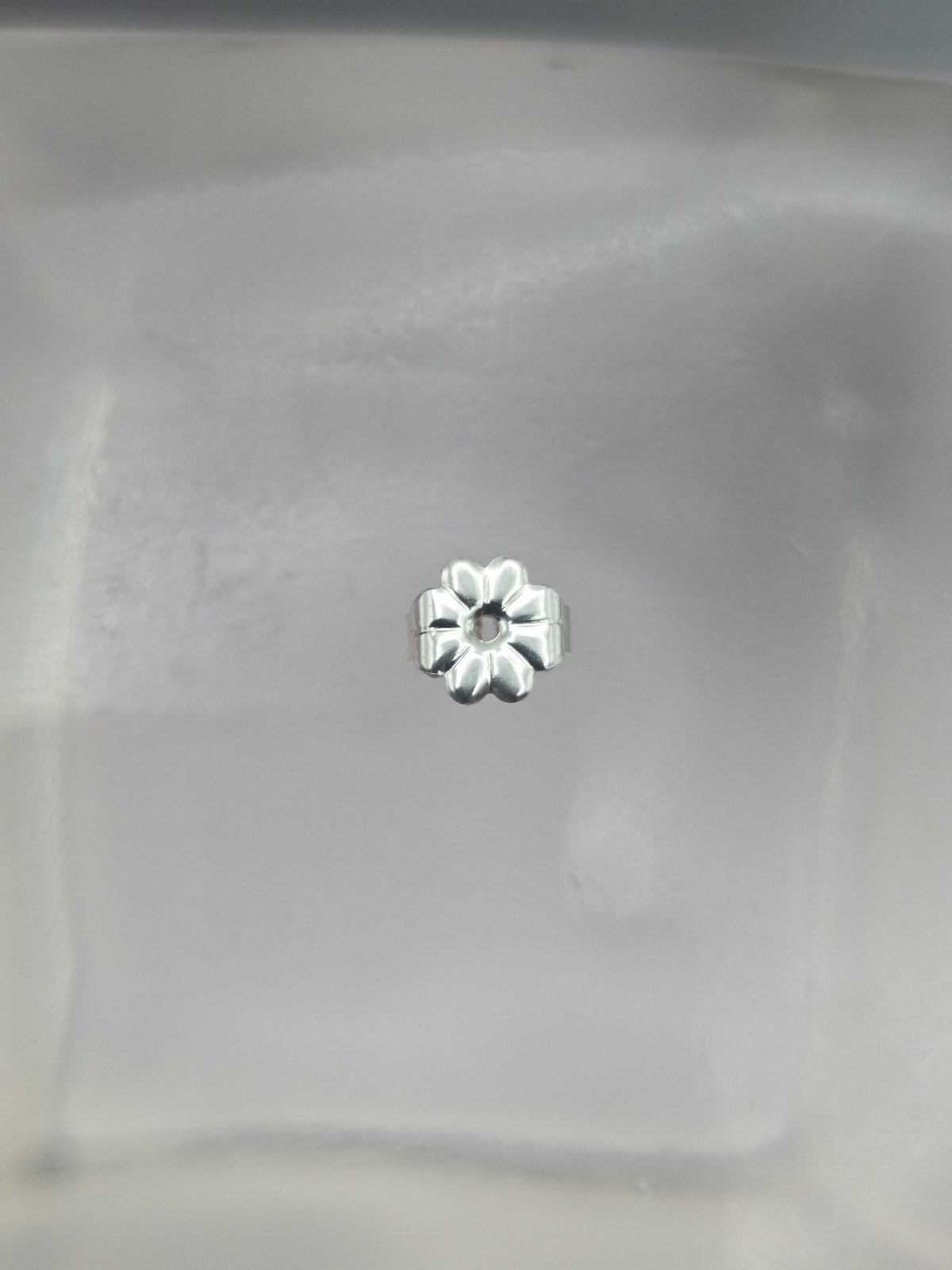 Authentic Tiffany & Co. Sterling Silver Earring Butterfly Push Back Backing Used