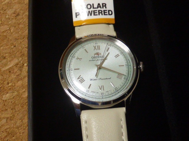 Orient Bambino 38 RN-WK0002E Solar Men Watch Made in Japan New in Box
