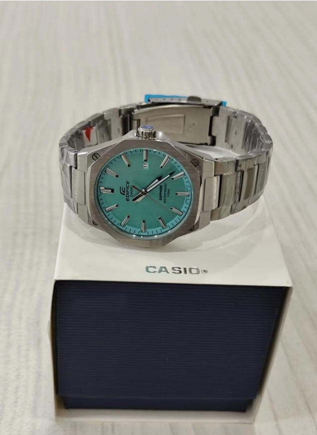 CASIO Edifce Sapphire crystal steel band Men’s watch EFR-S108D-2BV