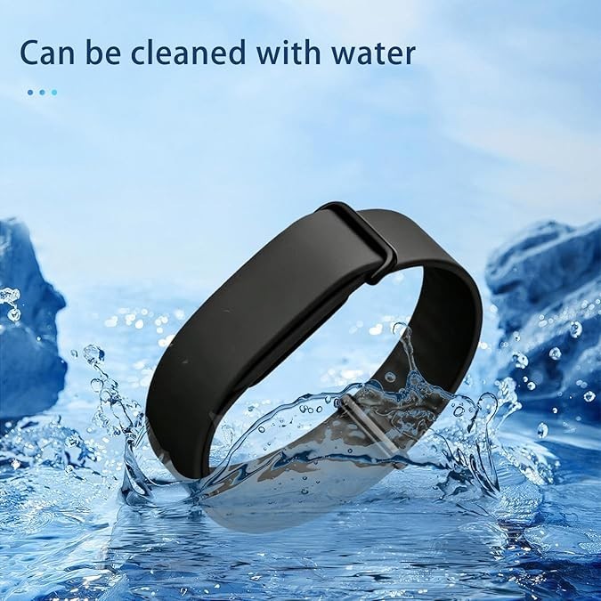 Silicone Sports Adjustable Loop Strap For Google Fitbit Air Band Replacement
