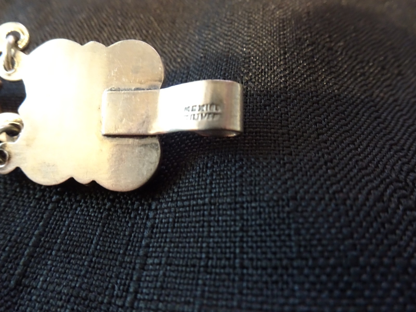 # 506-VINTAGE STERLING SILVER MEXICO SILVER BRACELET-VERY NICE