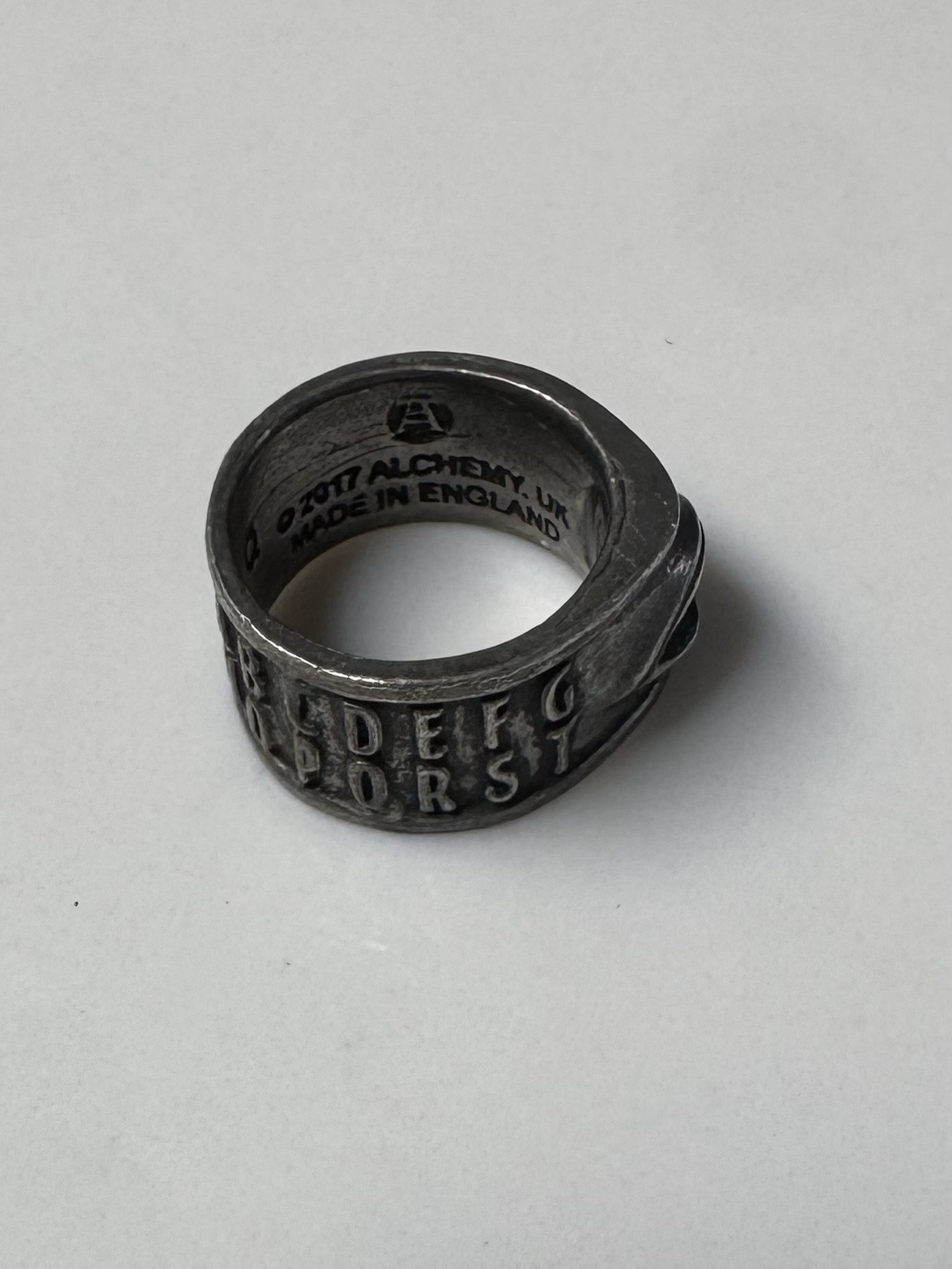 Alchemy England “Ouija” Spirit Eye Ring Size 9