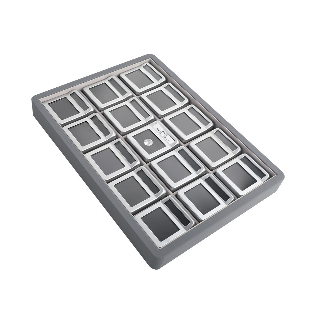 GemTrue Diamond Display Box Set with logo inter-changeable stone details card