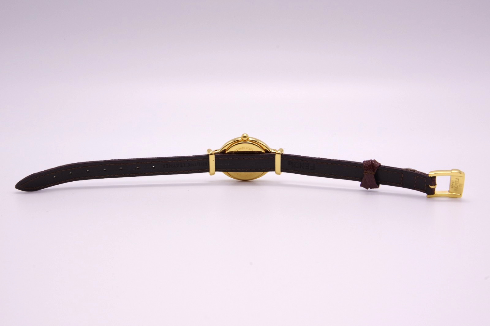 🎦Vintage! [Near MINT /Box] FENDI 640L Change Belts 5 Colors Qz Women’s JAPAN