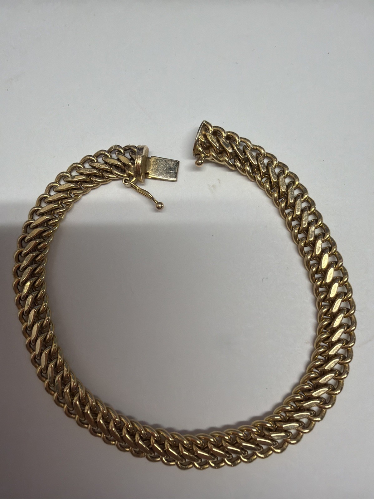 14k Milor 7mm Infinity Link Bracelet 7:5”
