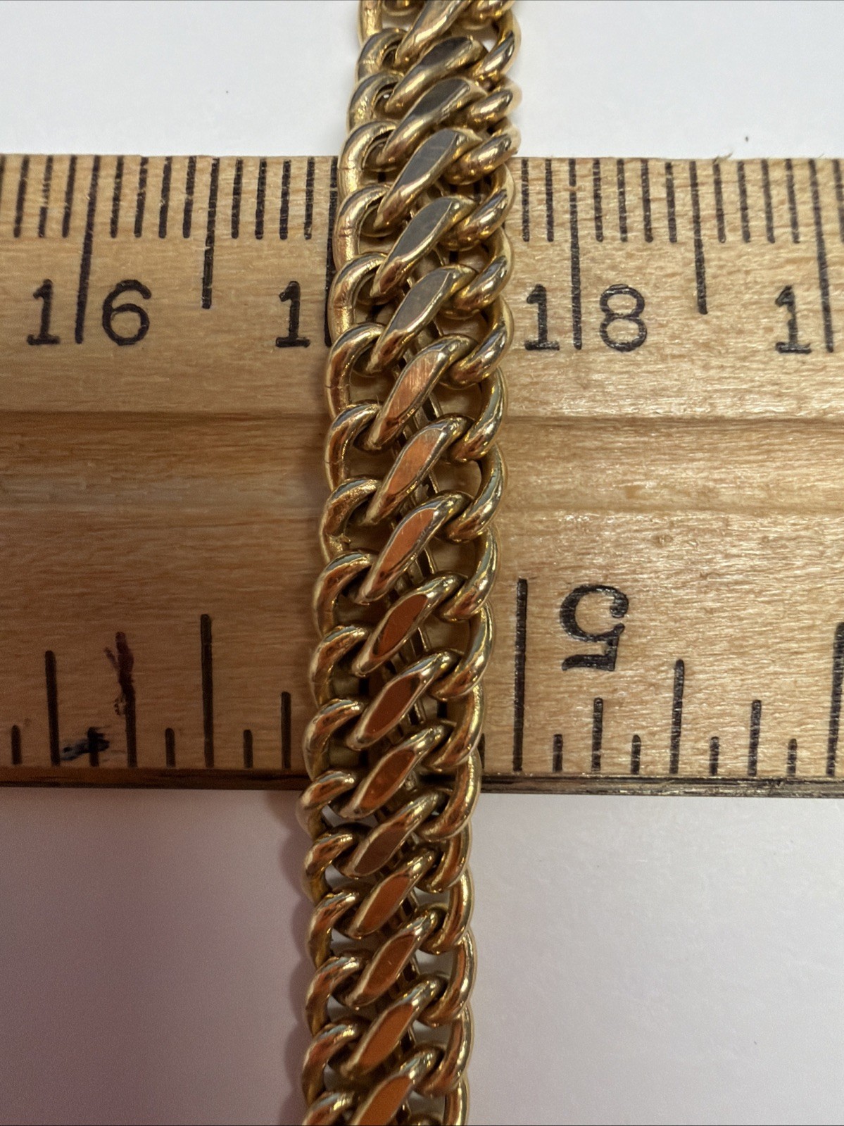 14k Milor 7mm Infinity Link Bracelet 7:5”