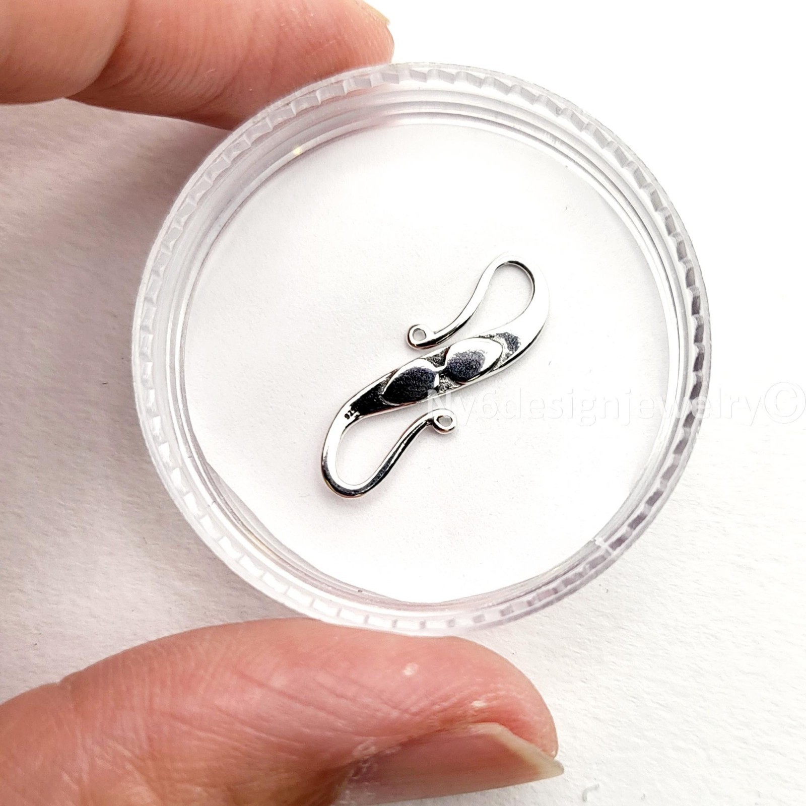 Sterling Silver S Hook Clasp Jewelry Finding 14-35mm REAL 925 Free Shipping