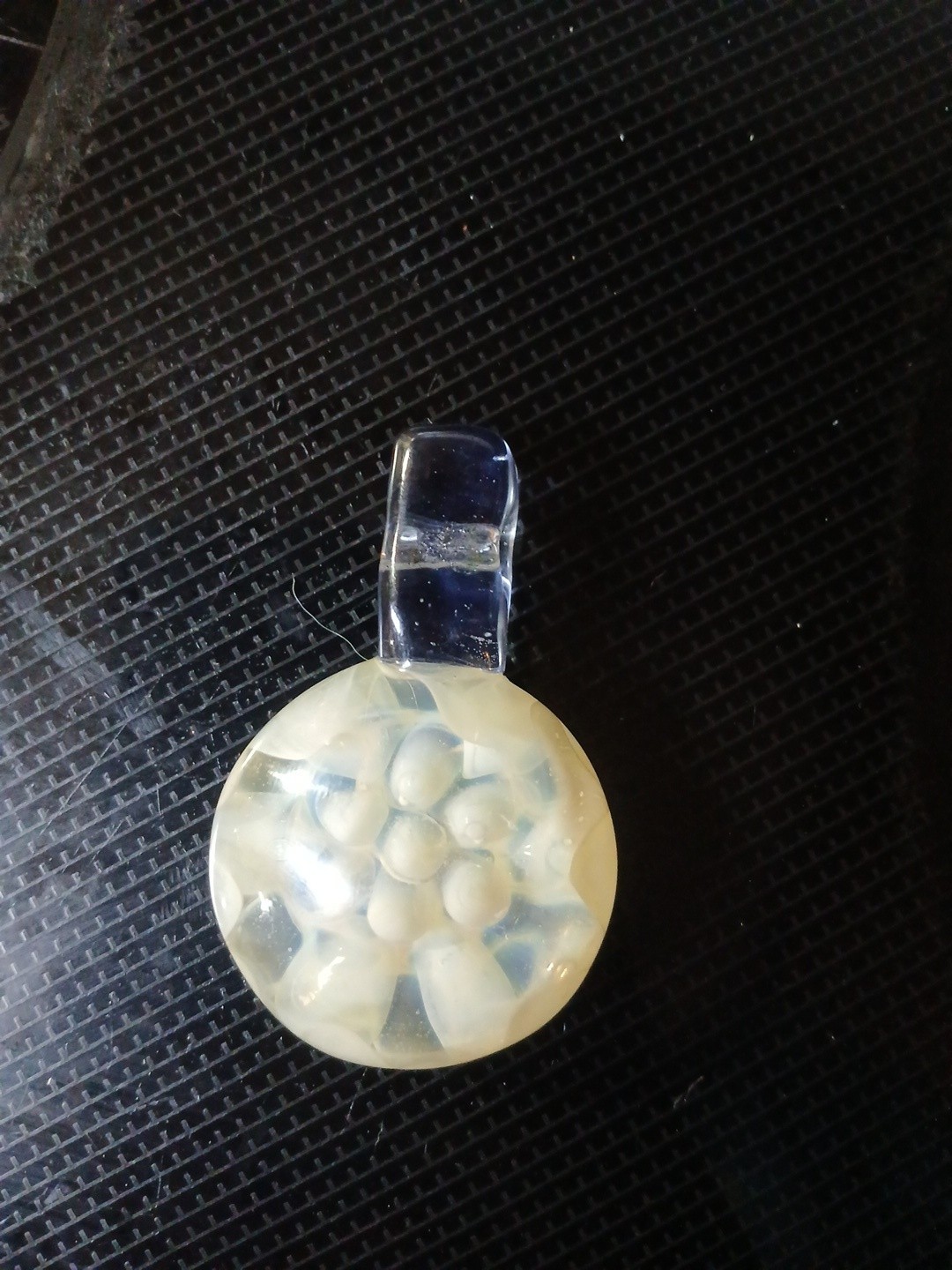 Pink And Blu Uv Fumed Pendant