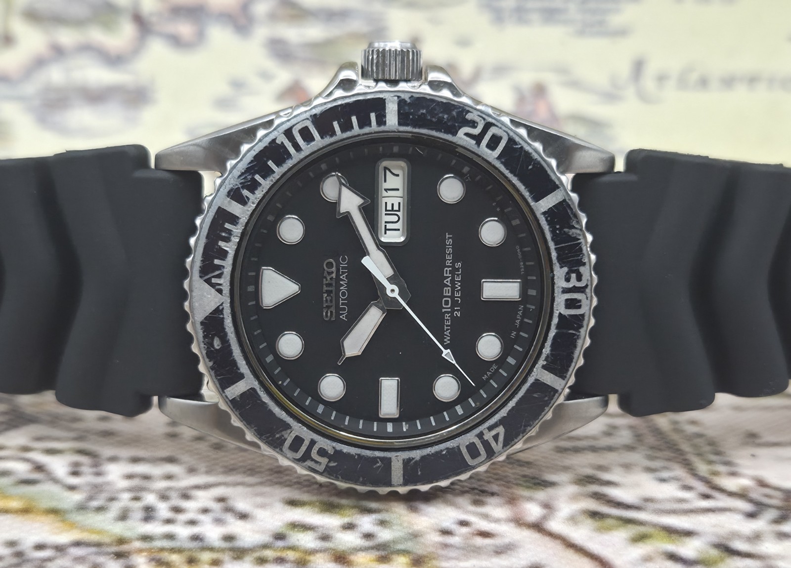 Seiko Mens Automatic Watch SKX031 Scuba Divers JDM 7S26-0040 c.July 1996 BOXED