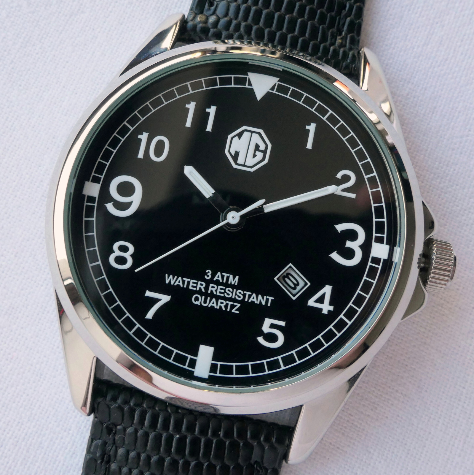 MG Morris Garages BMC MGA MGB Classic Aviator Driver Sport Car Accessory Watch