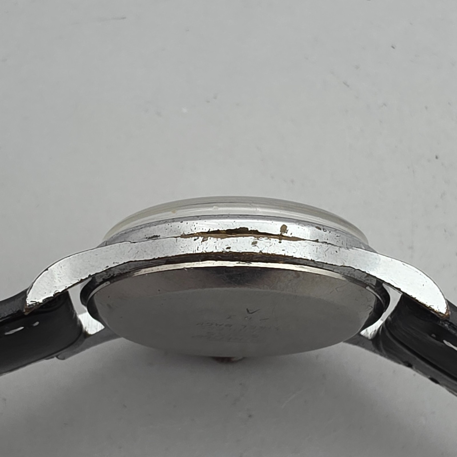 Vintage Aureole men’s manual wind watch Honeycomb Dial swiss made 1940s