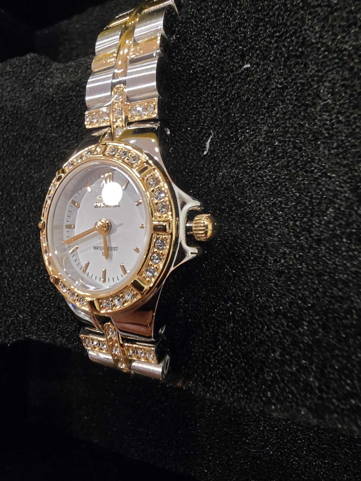Invicta Women’s Wildflower Two tone/White Dial 21.5mm Gold/SS 0133 New!!