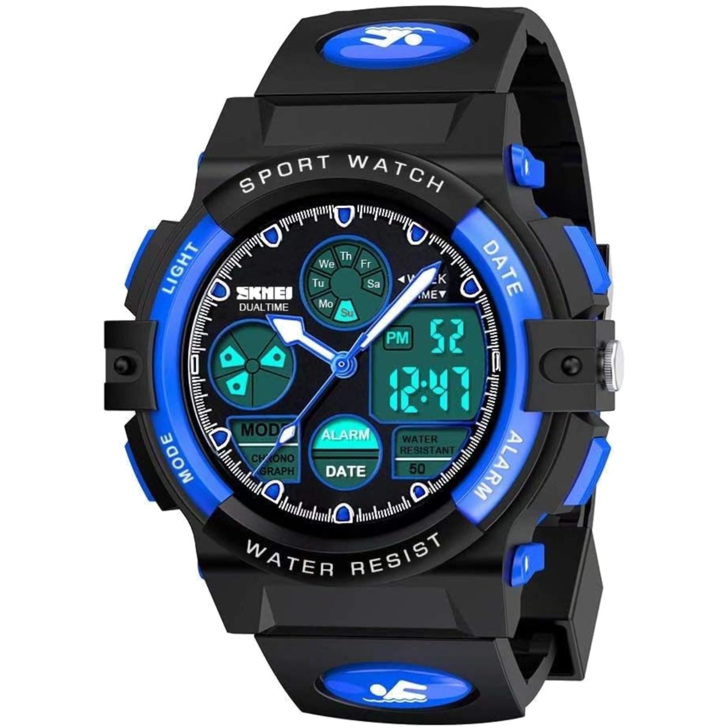 Kids Waterproof Sport Watch – Shock Resistant Outdoor Watch for Boys & Girls