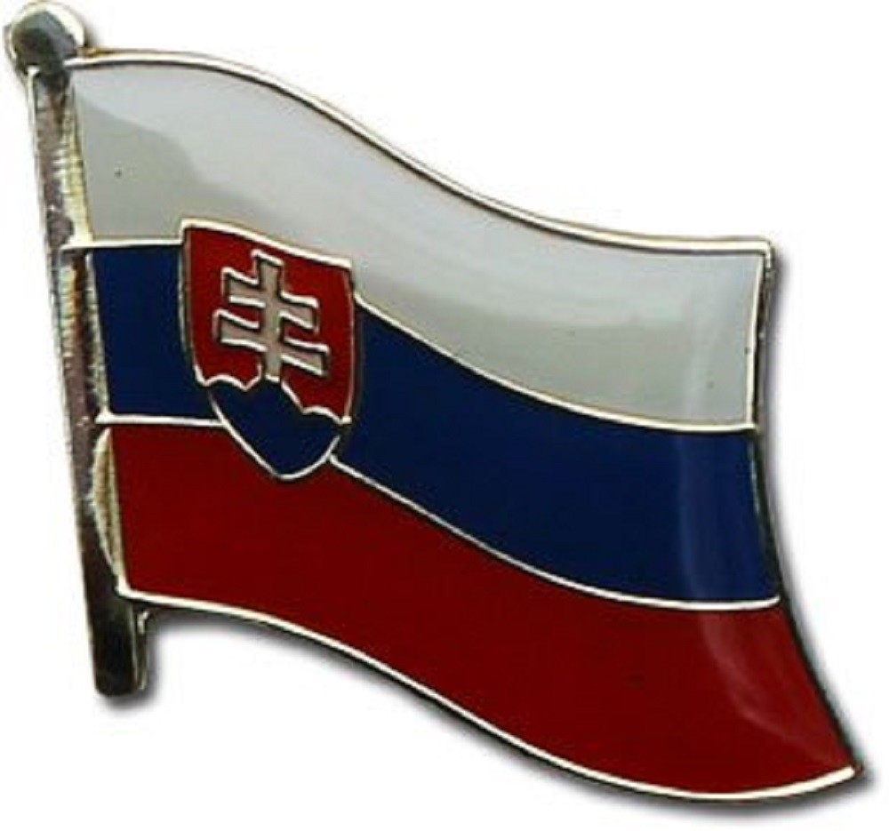 Slovakia Country Flag Bike Motorcycle Hat Cap lapel Pin