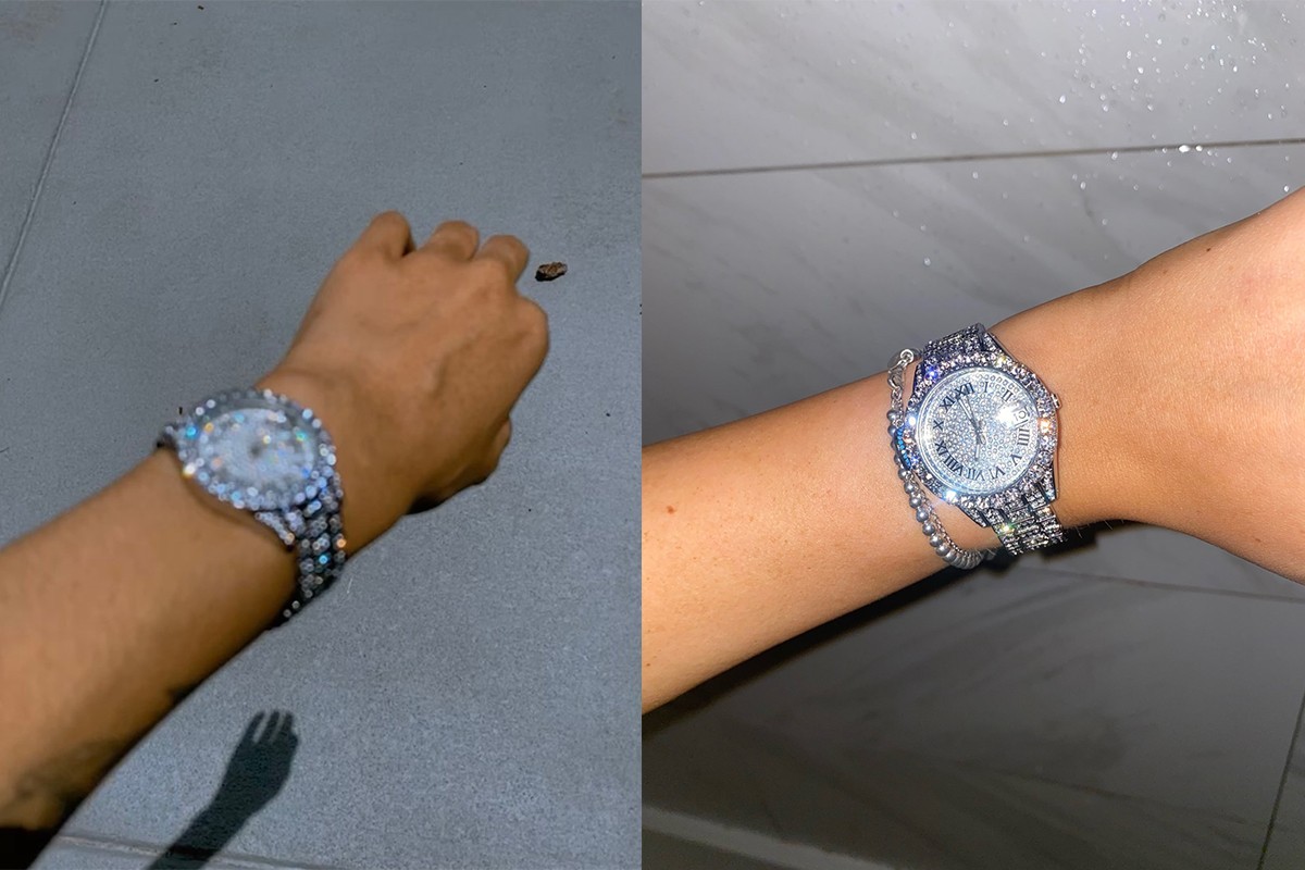 Hip Hop Luxury Ice out Women’s Watch Iced King Bling Silver Cz Diamond Best Gift