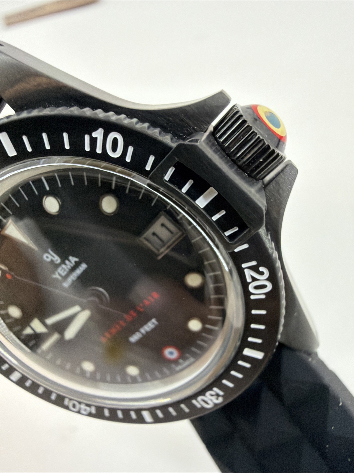 Yema Superman French Air Force YMHFAA3g-3AM Excellent condition Rare