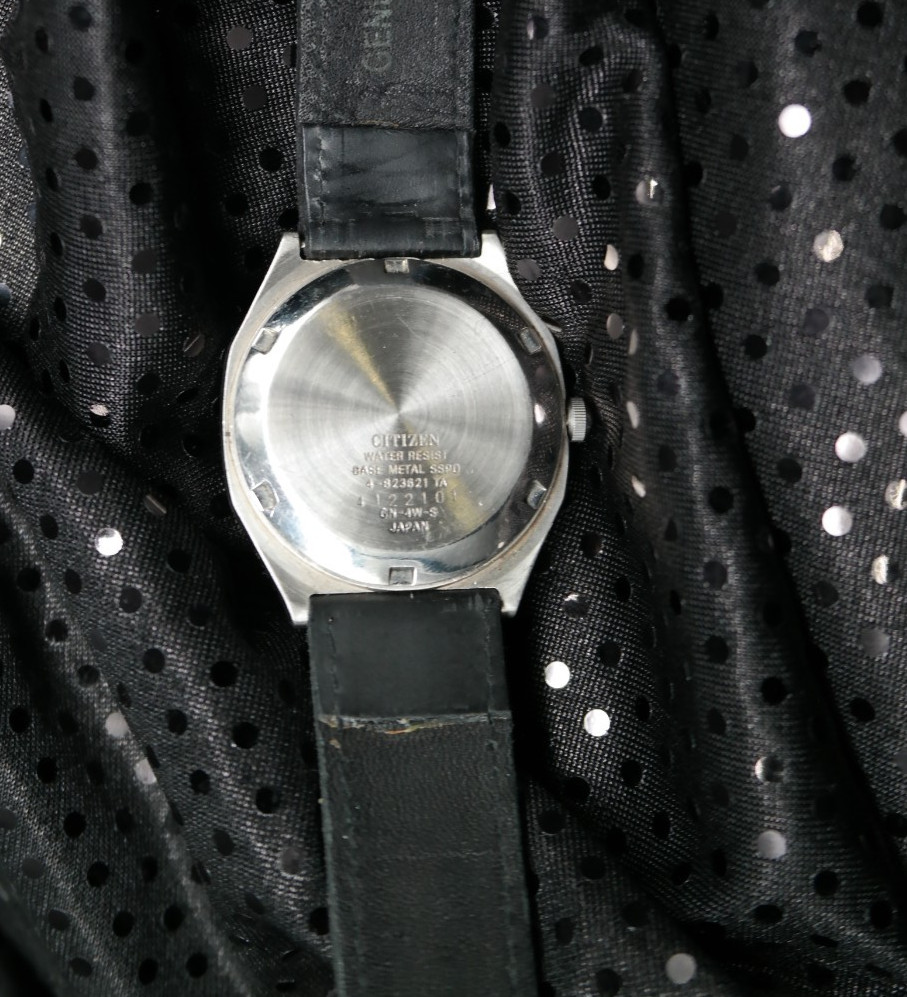 Sharp Citizens New Master Men’s Wristwatch – – Automatic 21J, New Leather Band