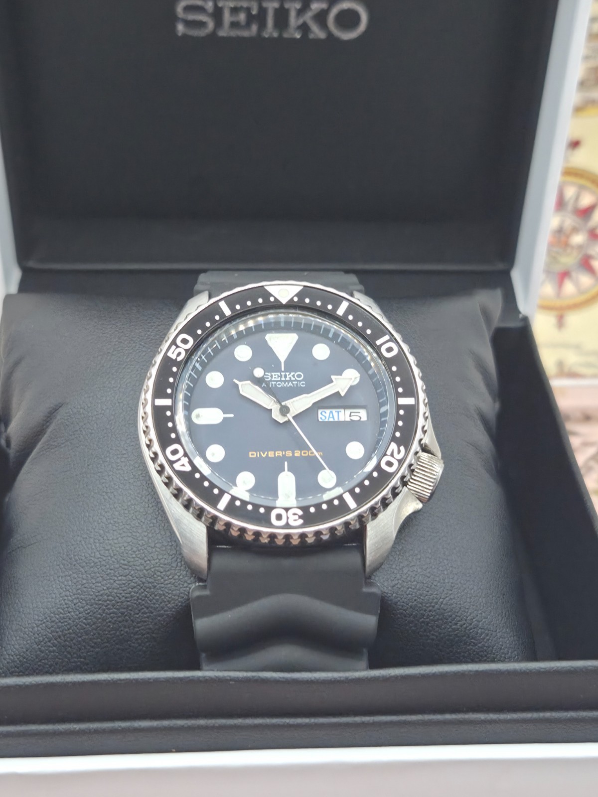 Seiko Automatic Watch SKX007 Mens Scuba Divers 200M 7S26-0020 c.June 1997 BOXED