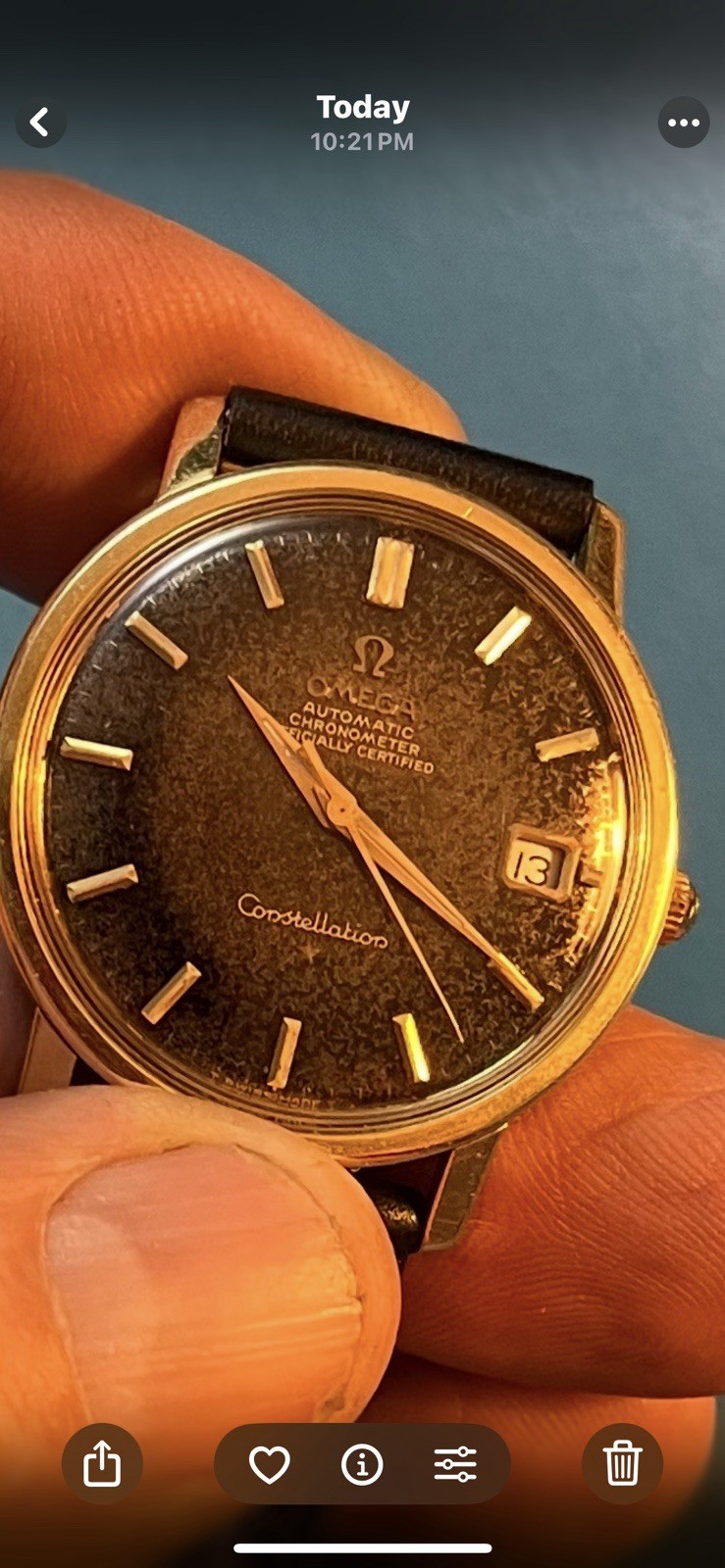 OMEGA Men’s Constellation Automatic Chronometer Watch
