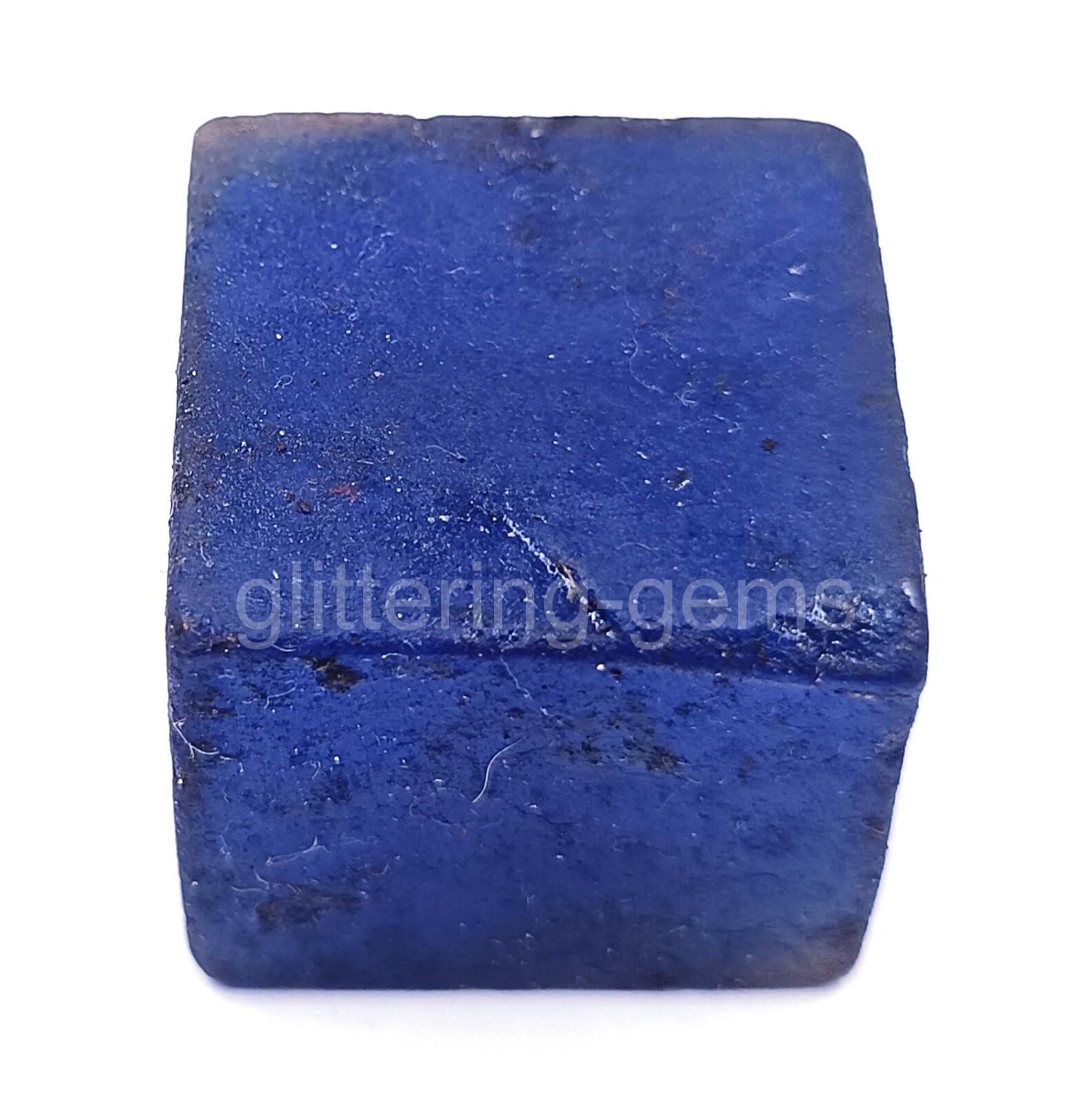 IGL Certified 99.15 Ct Blue Sapphire Rough Cube Dyed Natural Rough Gemstone 5DOH