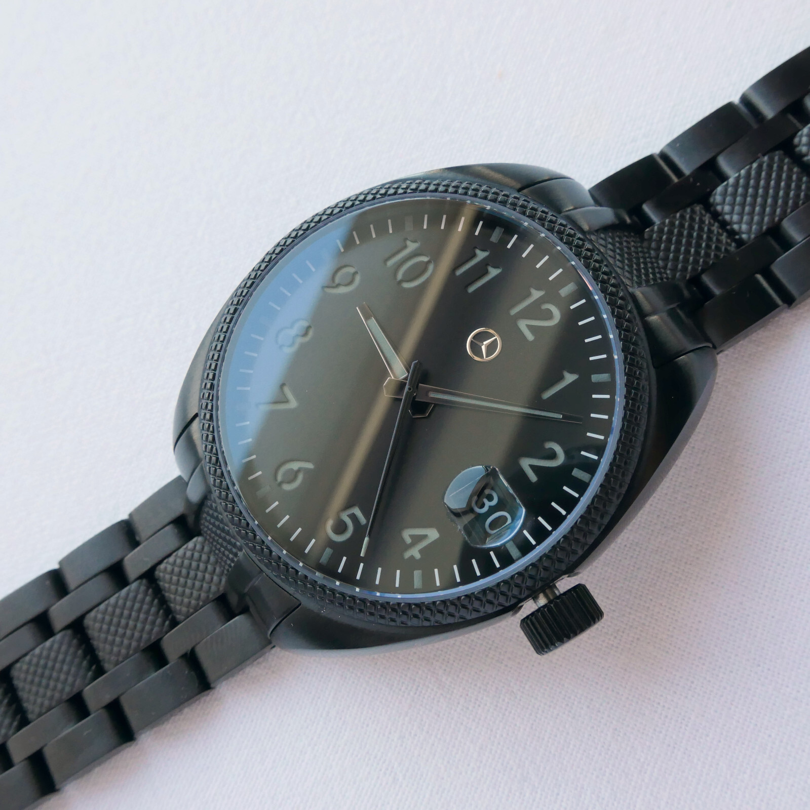 Mercedes Benz Classic AMG Motorsport Racing Black Design Car Accessory Watch