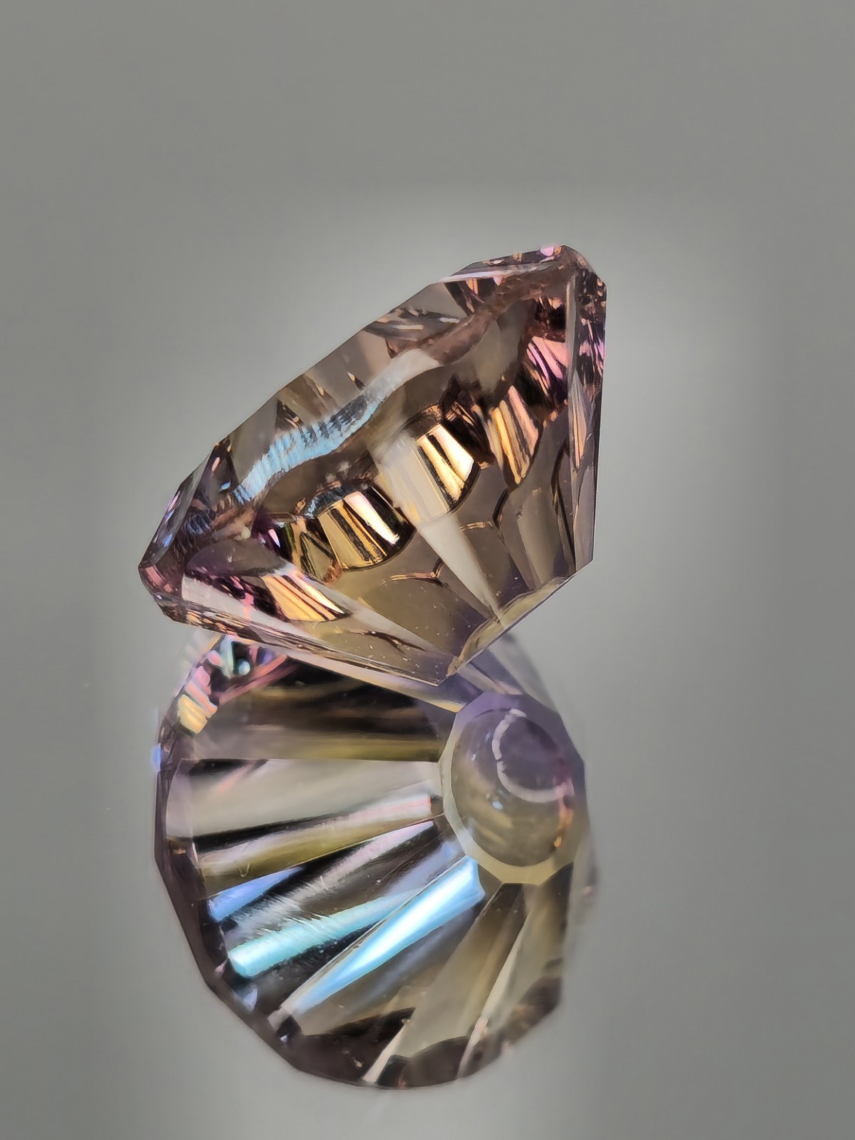 Ametrine Untreated 5.85 Carat Bolivian Princess Anahí Mine Bi Color Natural Gem