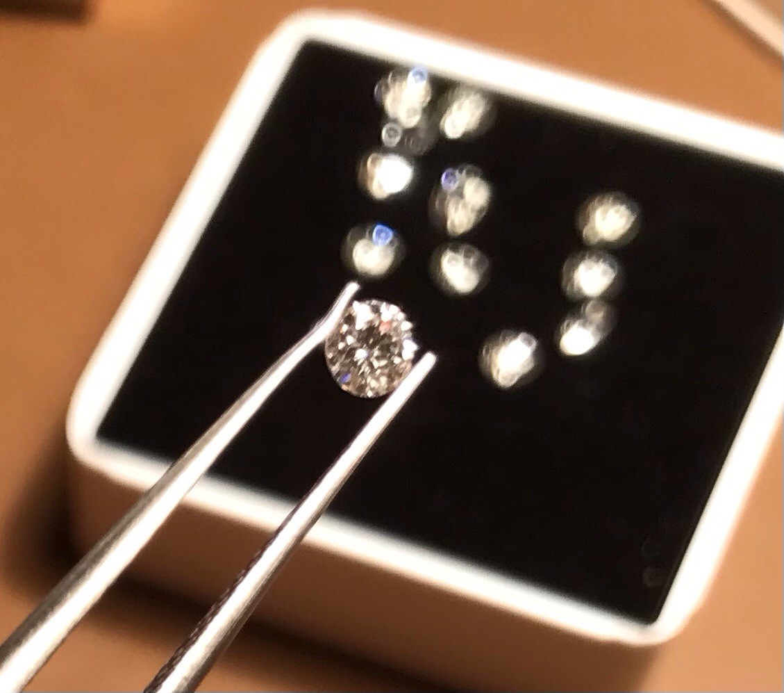 Natural Loose Diamond 0.10 Carat 3mm Diameter F VS