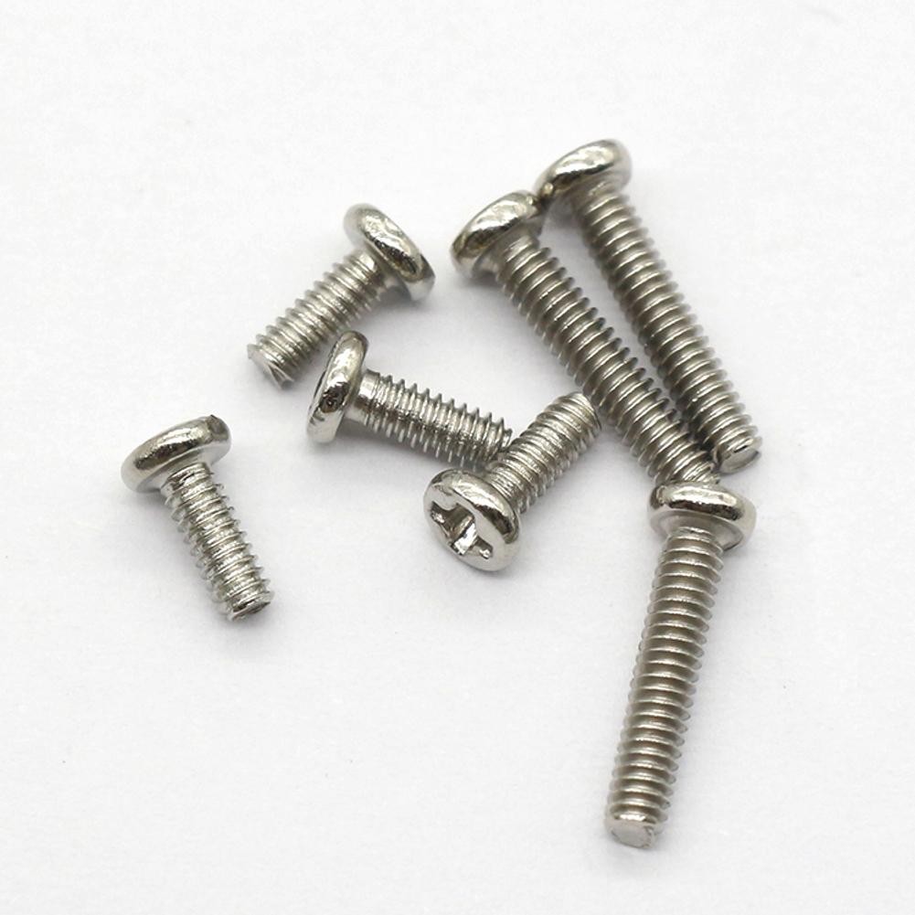 1Box Watch Back Case or Eyeglasses Silver Mini Screw 1.2mm 1.4mm 2.0mm Diameter