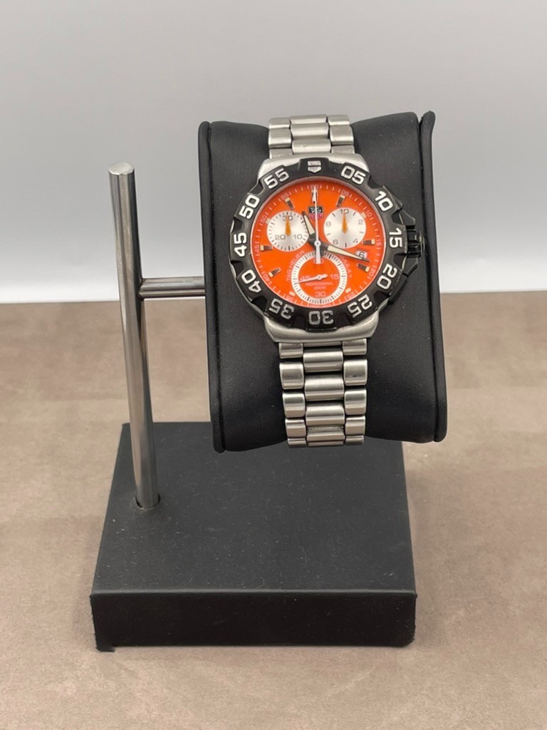 TAG Heuer Formula 1 Orange Men’s Watch CAH1113.BA0850 41mm Chronograph